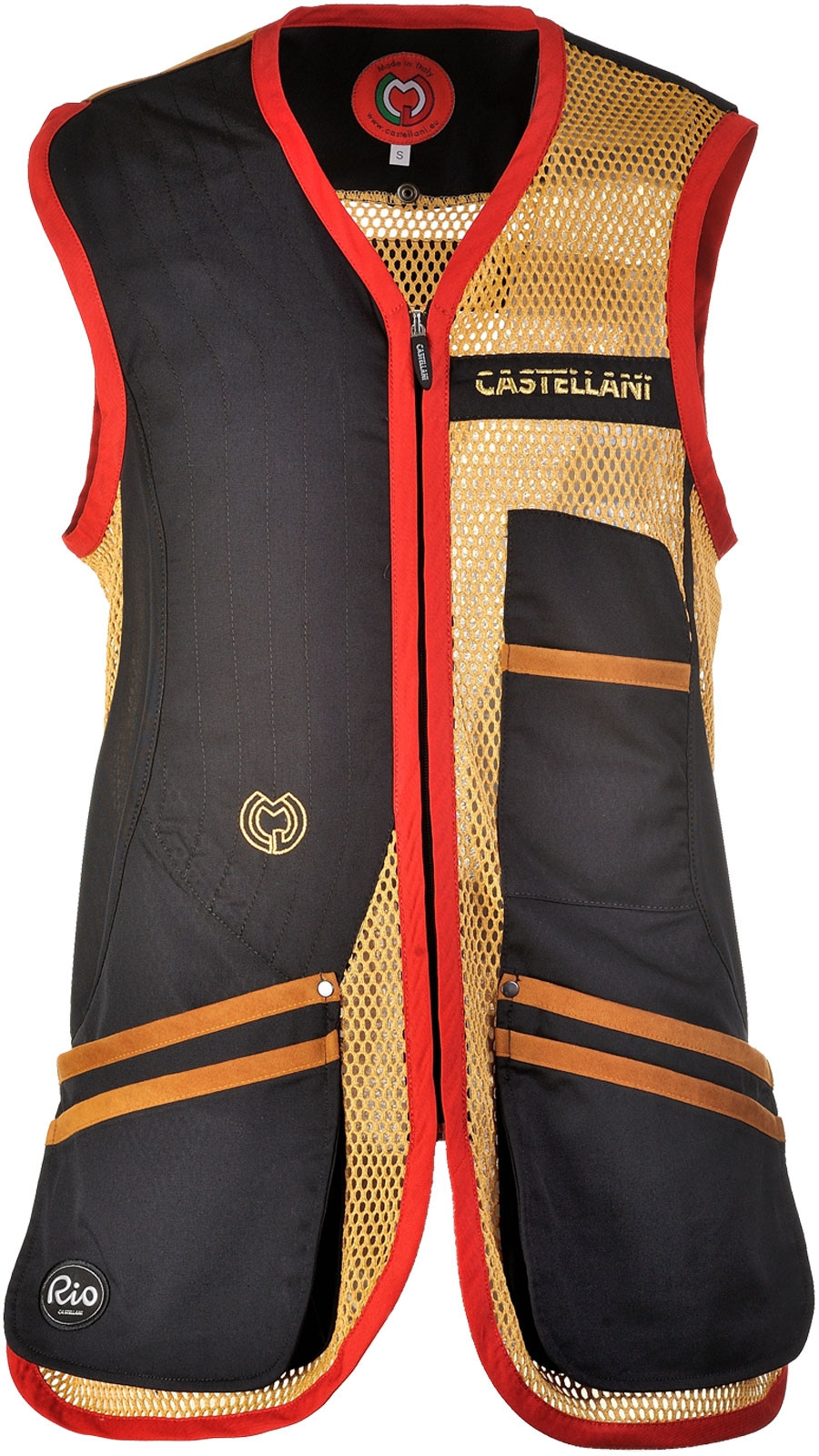 Colete Castellani Rio Sporting - Dourado / Preto