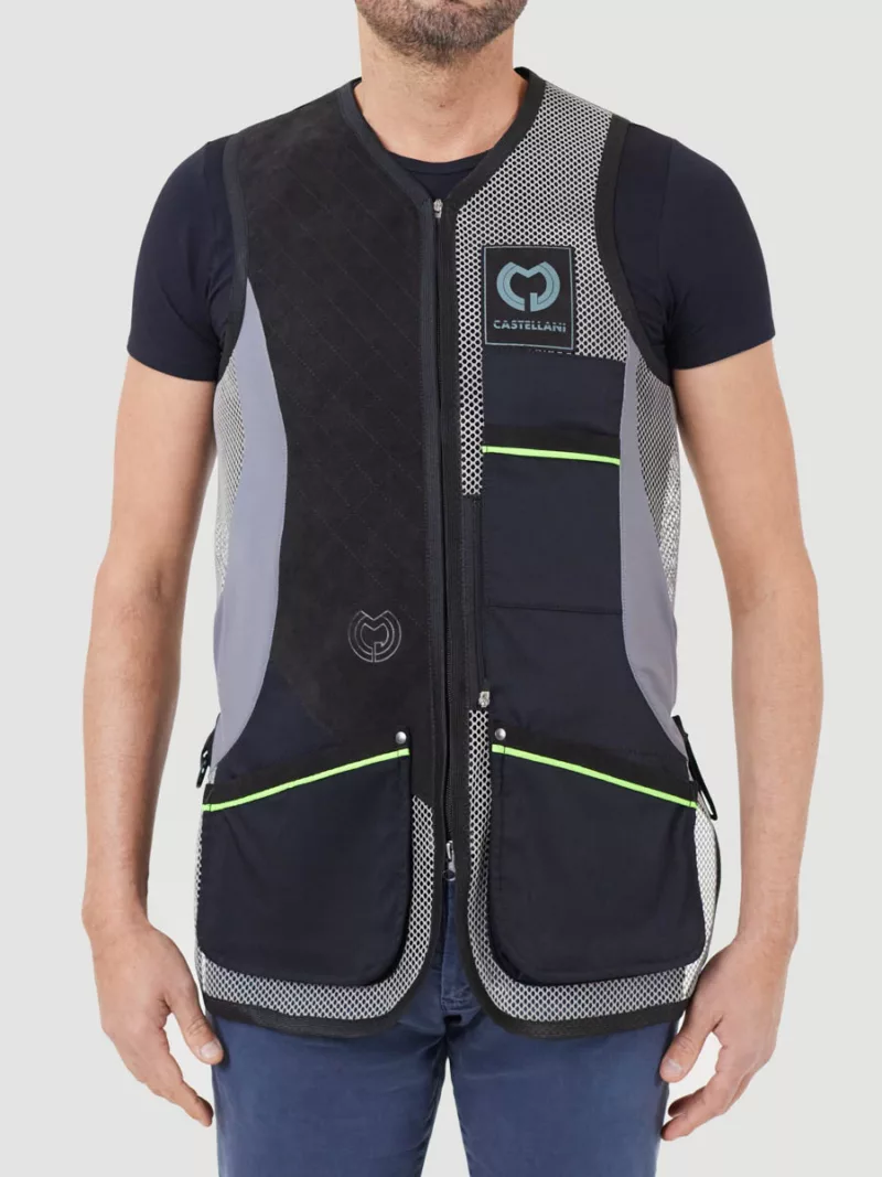 Colete Castellani Rio Evolution - Cinza / Preto / Cinza