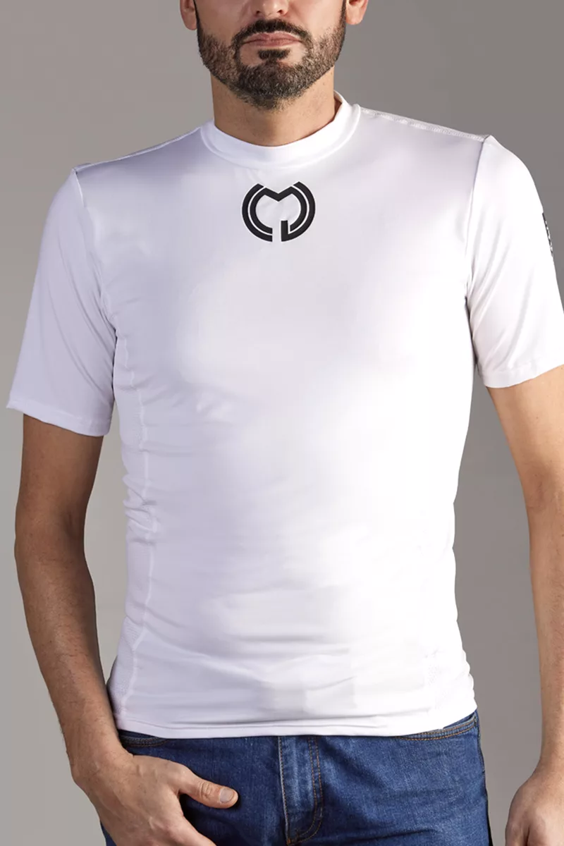 Malha Térmica Castellani Manga Curta - Branco