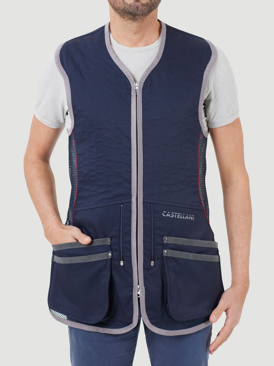 Colete Castellani Sporting Ambidestro - Azul Marinho