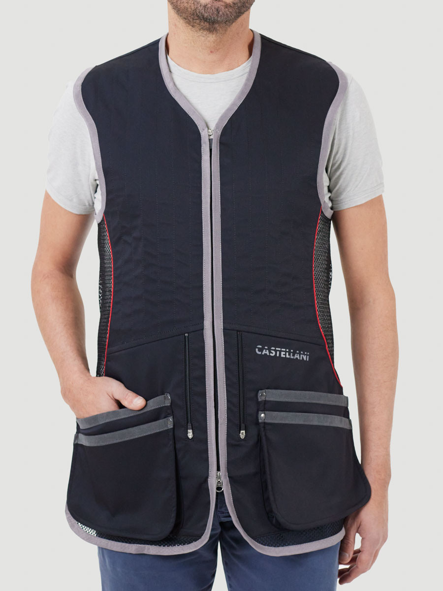 Colete Castellani Sporting Ambidestro - Preto