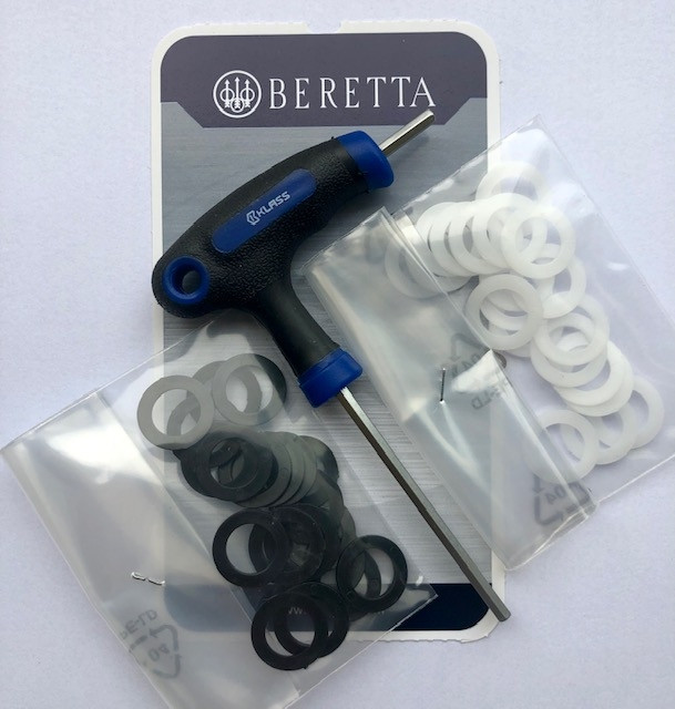 Kit de Chave para Regulador de Coronha Beretta B-Fast com Espaçadores Plásticos