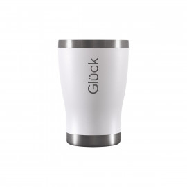 Copo Térmico sem Tampa - Modelo Tulipinha - Off White (Branco) 354ml - Marca Glück