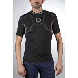 Malha Térmica Castellani Seamless PRO T-Shirt Manga Curta - Preto