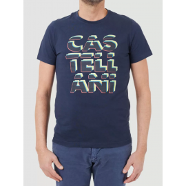 Camiseta de Algodão Castellani Oficial - Azul Marinho
