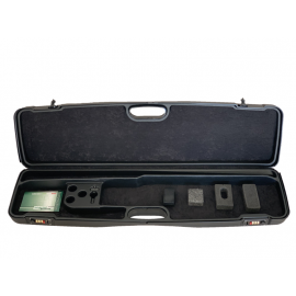 Estojo Compacto em Polipropileno para Espingarda Max. 78cm (1 Coronha + 1 Cano) - Preto c/ Porta-Chokes - Marca Negrini