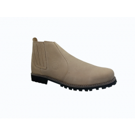 Botina Masculina Marca Valeiko - Nobuck Cinza