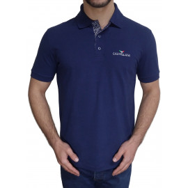 Camisa Pólo Casual Castellani - Azul Escuro