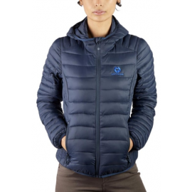 Jaqueta Puffer Feminina em Microfibra - Marca Castellani - Azul Marinho