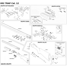 Trava Extrator de Cartucho Beretta Linha 692