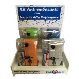 Kit Anti-Embaçante com Lenço de Alta-Performance Castellani