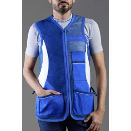 Colete Castellani Rio PRO - Azul Royal / Branco