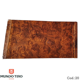 Madeira Burl p/ Coronha e Telha em Imbuia - Marca Mundo Tiro