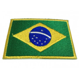 Patch Bordado Bandeira do Brasil