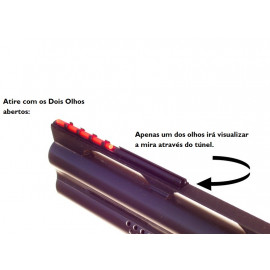 Mira Universal para Espingarda - Olho Dominante (Cambiável) - Marca Vari-Brite