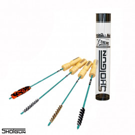 Kit de Escovas X-Treme para Limpeza de Armas Cal. 380 / .38 / .357 / .38 Super / 9mm - Marca Shotgun