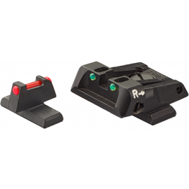 Alça + Massa de Mira Ambas c/ Fibra Ótica para Pistola Beretta APX - Marca LPA