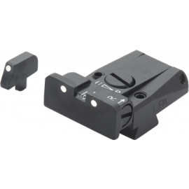 Alça + Massa de Mira para Pistola Colt - Modelo 3 Dot System - Marca LPA