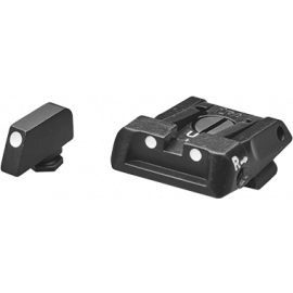 Alça + Massa de Mira para Pistola Glock - Modelo 3 Dot System - Marca LPA