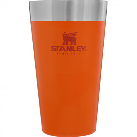 Copo Térmico de Cerveja sem Tampa - Signal Orange (Laranja) 473ml - Marca Stanley